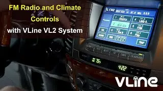 FM Radio and Climate Controls use with VLine CarPlay® Android Auto® System Lexus 2004-2007 - LEX4VL2