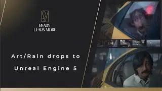 Rain Drops artwork to Unreal Engine 5