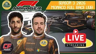 Live Monaco Full Race! F1 Manager 2024 - Team Lotus Season 3, Race 9.