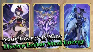No Burst for you, Lector Electro Steal Energy, with Herald and Kujo Sara Deck | TCG Genshin Impact