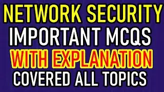 Network Security MCQ | Information and Network Security Quiz | HSBTE Polytechnic Exam | MSBTE Exams