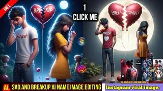 😭😱Couples Break-Up Photo Editing  breakup photo editing | wing image creator .AI image