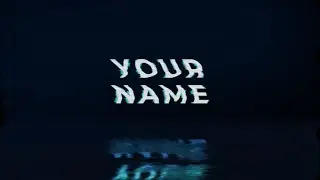 FREE Glitch Intro | The Best Intro Templates Ever | 2D intro #17