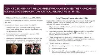 Chapter 7 B&R Critical Theory & Emancipatory Knowing
