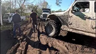 Three dump trucks down!