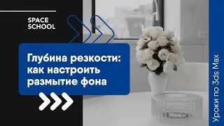 Глубина резкости: как настроить размытие фона в 3ds Max