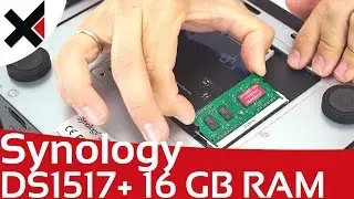 Synology DiskStation DS1517+ mit 16 GB RAM aufrüsten | iDomiX