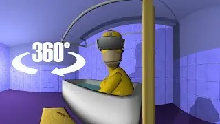 Bart Hits Homer With A Chair In 360/VR