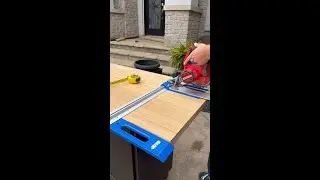Cutting Down This Countertop with the Kreg Rip-Cut