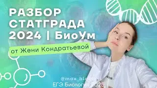 ⚡️РАЗБОР СТАТГРАДА 2024 | 1 вариант | БиоУм