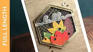 🔴 LIVE REPLAY - Making a Card with NEW Waffle Flower Stamps, Dies, and Stencils
