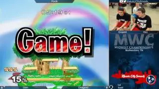 MWC 2016 - Den (Fox) vs Dragoid (Falco) - Melee Pools