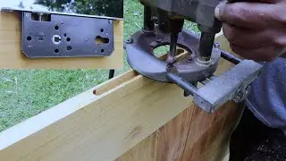 Clever Router Trick: How I Attach My Door Latch Like a Pro