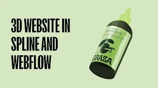 How To Create a 3D Website Using Spline & Webflow