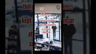 SURVEILLANCE VIDEO CATCHES THIEF AT RELIGIOUS SUPPLY STORE. ☑️COMMENTS#love #youtubeshorts #shorts