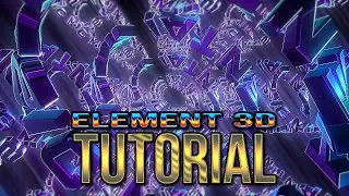 Element 3d Text | After Effects Tutorial Background 
