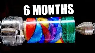 Woodturning - Over 50 Layers of Epoxy Resin