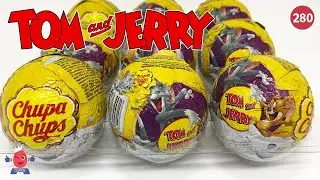 Tom and Jerry. Chupa Chups. Chocolate balls with a surprise