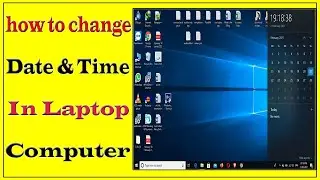how to change time & date in laptop windows 10 | pc time setting india, pc time update automatically