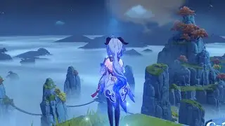 [Genshin Impact] Ganyu Story Quest: Sinae Unicornis Act 1 Sea of Clouds, Sea of People