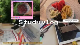 Sessiz ders çalışma vlogu | sabah yürüyüşü