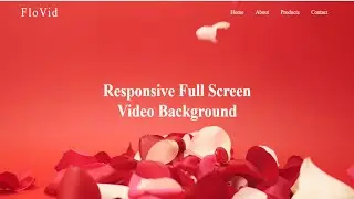 Full Screen Video Background with html & css | Responsive Website Video Background in Hindi 2020