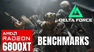 6800XT on Delta Force  1080p ,1440p , 4K , SR 2 0
