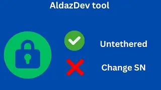 How to bypass activation lock on iPhone 6S to X with AldazDev tool
