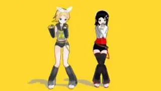 【MMD Lat】 Matryoshka 【Utaune Nami & Kagamine Rin】