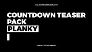 Countdown Teaser ( After Effects Project Files ) ★ AE Templates ★