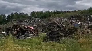 Свалка отходов у р.п. Майна