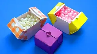 Origami Box Folding || How to Make Beautiful Origami Box with Paper
