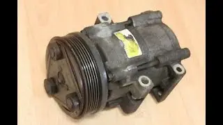 How to remove a Jaguar air conditioner compressor/Как снять компрессор кондиционера Jaguar