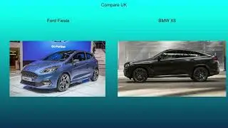 2017 Ford Fiesta vs 2020 BMW X6 - Technical Data Comparison