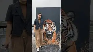 Tiger Painting Amazing Talent #painting #amazing #talent #art
