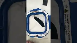 Embroidery | Mighty Hoop | Hooping Curved Back of Cap