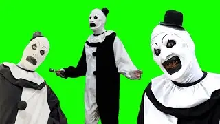 Art the Clown Terrifier Reactions Green Screen Scene Pack 1080P Memes