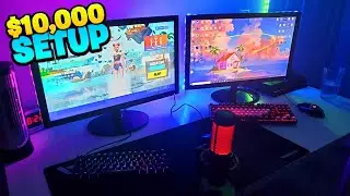My *UPDATED* 2021 Console Gaming Setup / Room Tour! ($10,000)