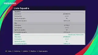 PES 2021 MyClub: Video Tutorial Gestione Squadre Club Edition , Allenatore in Seconda e...