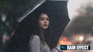 Rain Effect in Photoshop | Urdu Hindi