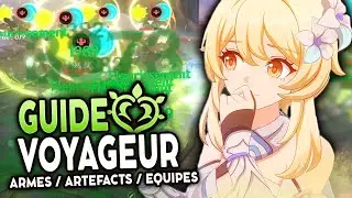 Le Voyageur est le MEILLEUR support Dendro ! Guide Artéfacts, Teams & Armes ! | Genshin Impact