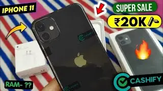 Unboxing iphone 11 128gb ₹20000🔥| Second hand iphone | Cashify Supersale | refurbished iPhone