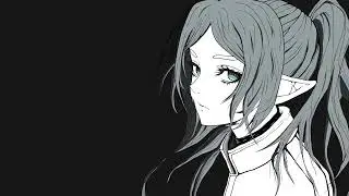 Frieren Minimal Art Live Wallpaper 4K HD | Anime Background for PC
