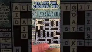 What did we win? Frosty Fun Crossword 