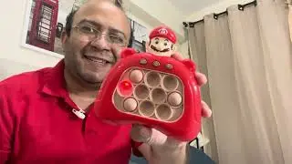 Pop It Eletrônico Push Game Marios Bros Coleção