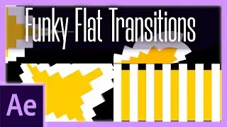 Funky Flat Transitions | Motion Graphics | After Effects Tutorial