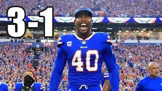 My 1st Home Game as a Buffalo Bill | VM VLOGS S3 E4 (Week 2-4 Recap & Hanging with Josh Allen)