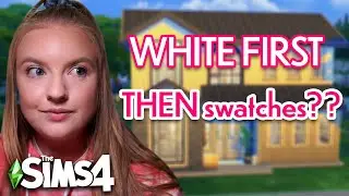 I tried the NEW Coloring Book Build Challenge in The Sims 4