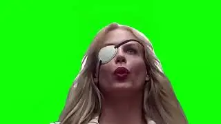 Lady whistling kill bill meme green screen