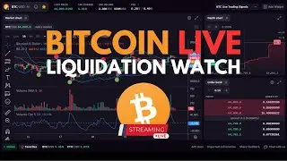 Bitcoin LIVE Trading Signals and Technical Analysis | Liquidation Watch, Stock Price Chart, Volume